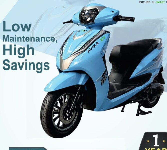 AVIKA EV Activus scooter from official catalogue